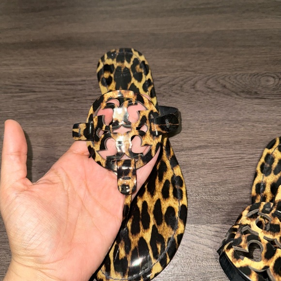 Tory Burch Miller Leopard Print Sandals - Picture 2 of 3